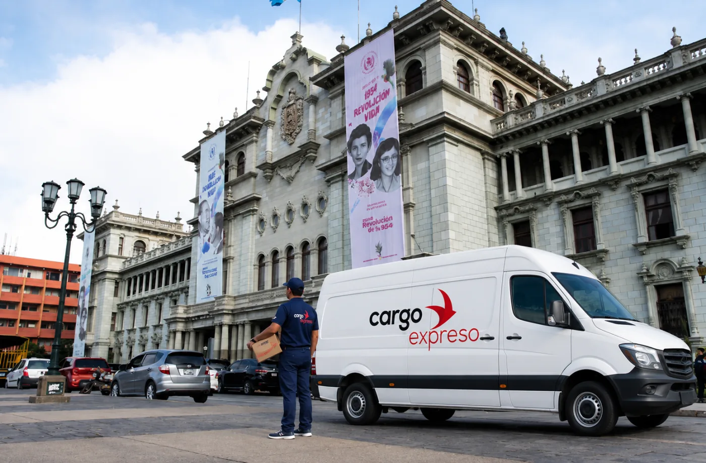 Camión de Cargo Expreso, transportadora oficial de Bodega Oferton