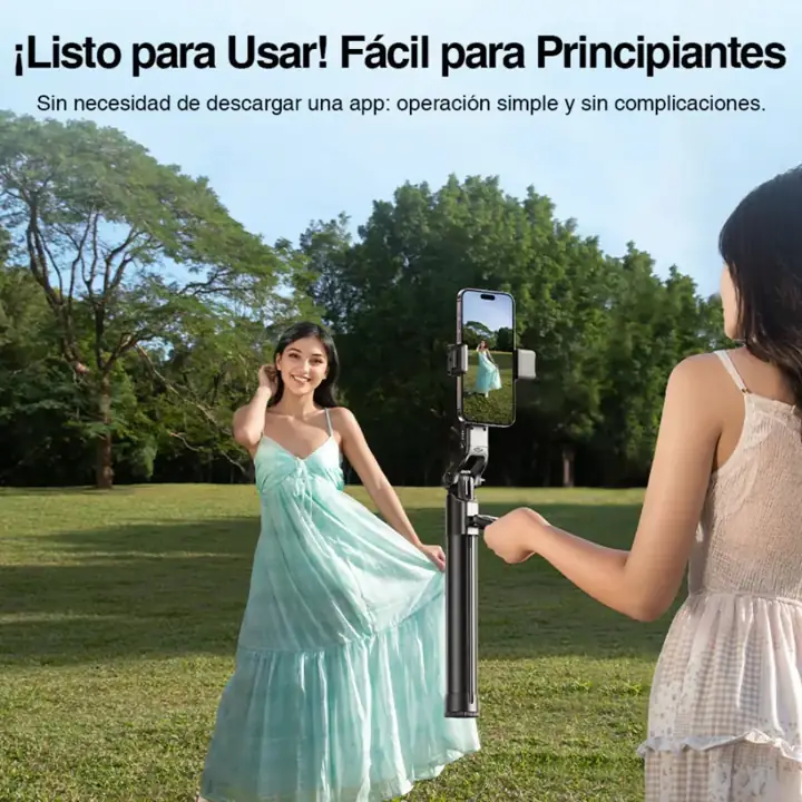Trípode con seguimiento facial en uso 2