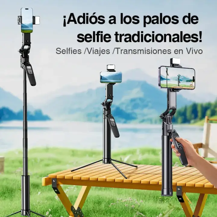 Trípode con seguimiento facial en uso 5