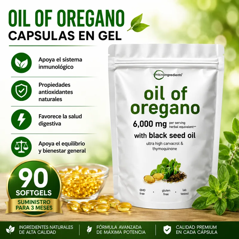Oil of Oregano — Cápsulas en Gel (90 Softgels)