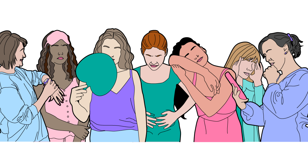 Mujeres con incomodidad íntima