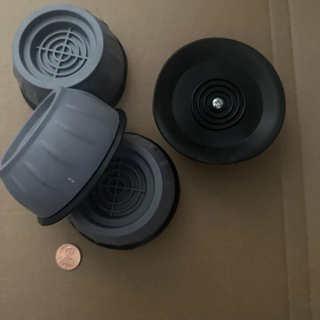Set de 4 soportes antivibración recién sacados de la caja