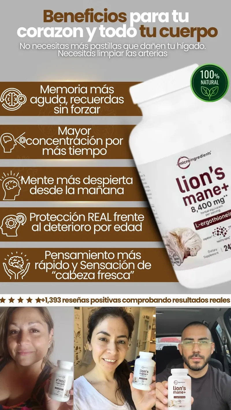 Beneficios para tu cerebro: memoria más aguda, mayor concentración y mente despierta