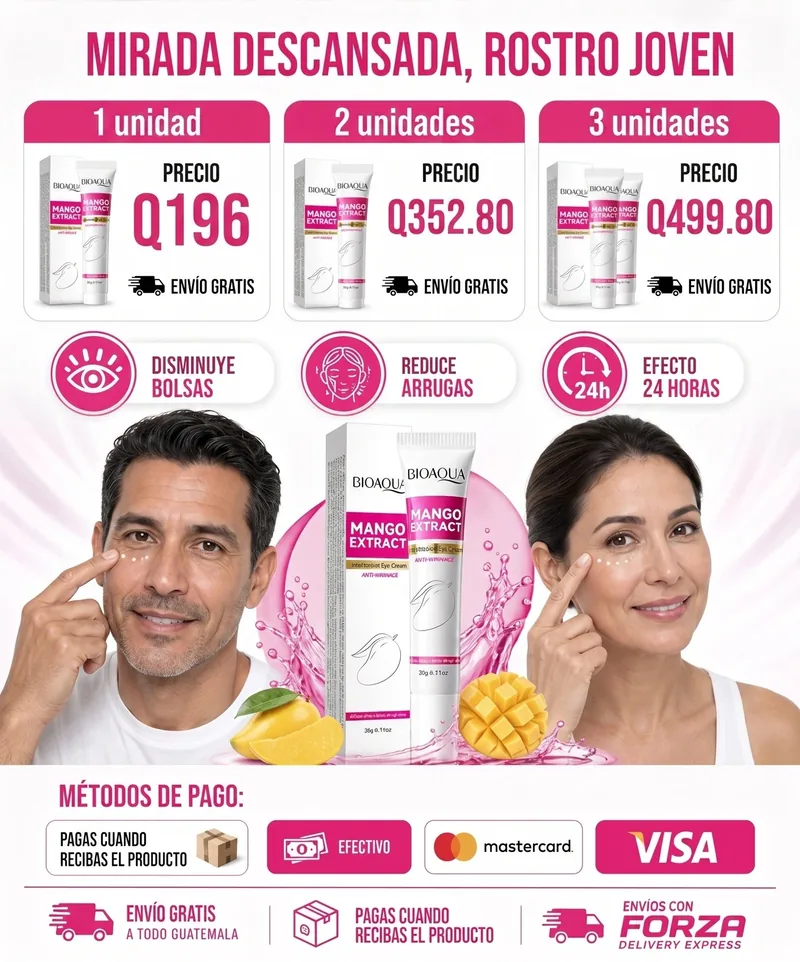 Antes y después: bolsas y ojeras reducidas con la crema antibolsas