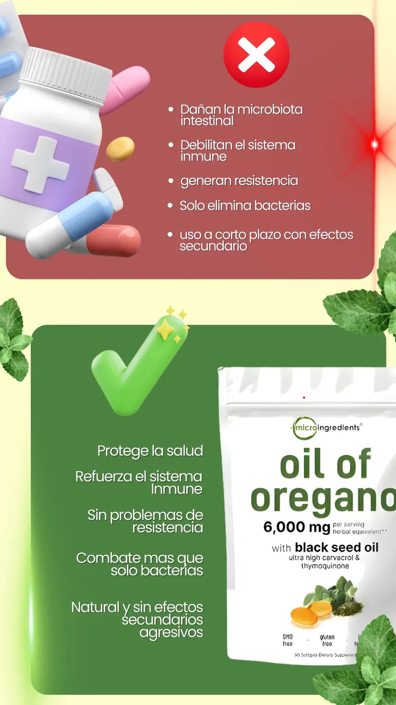 Aceite de orégano de calidad certificada, testeado en laboratorio